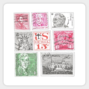 American Stamps Sticker